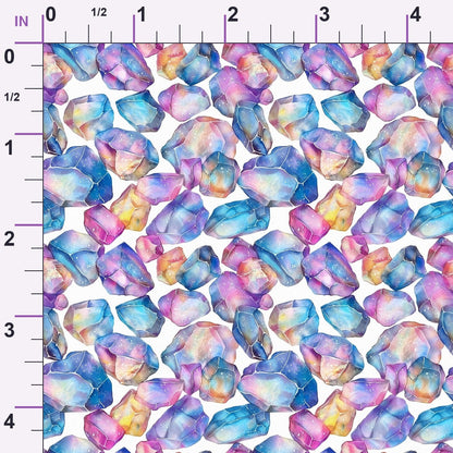 Crystal Shimmer Pattern 8 Minky Fabric