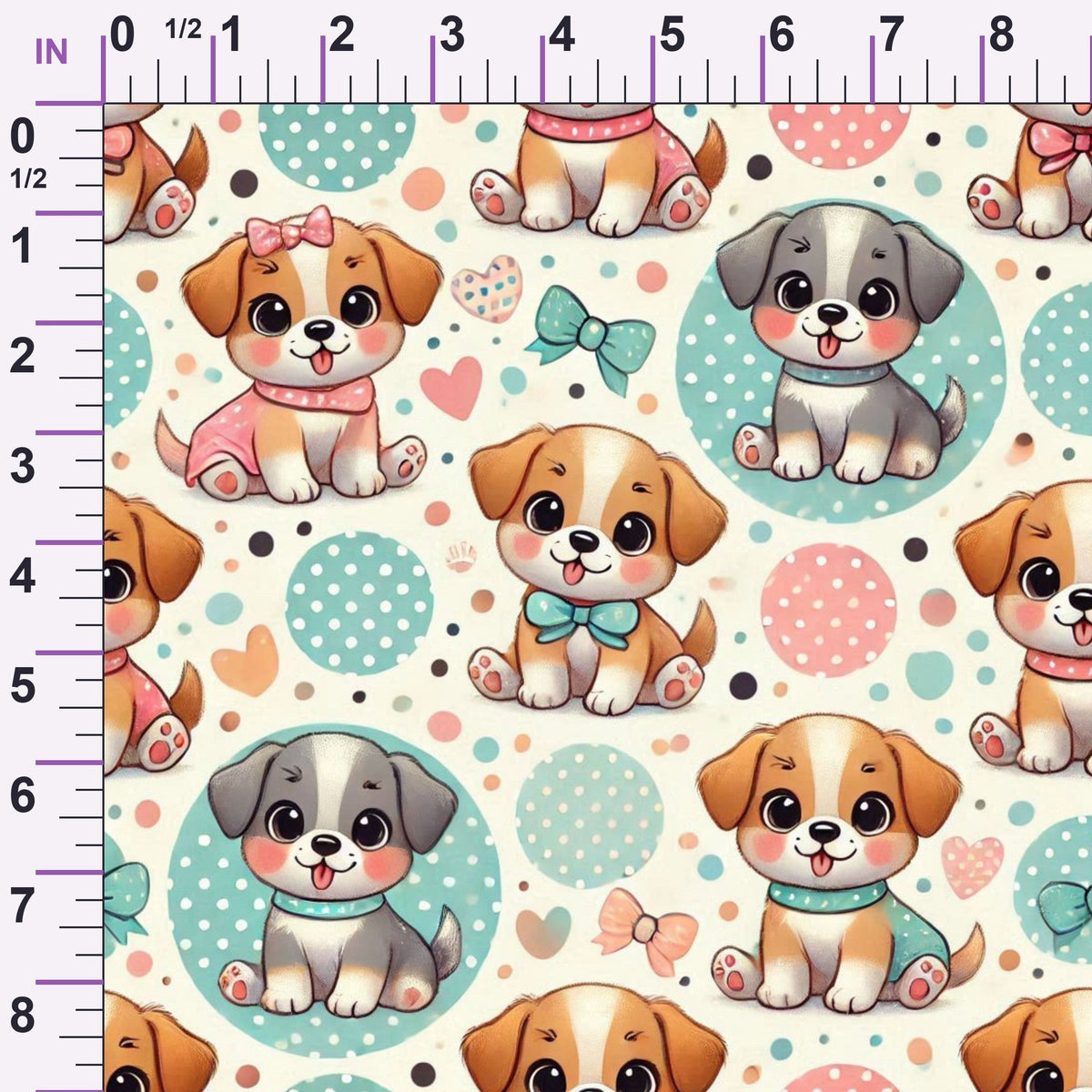 Cubist Canines Pattern 11 Minky Fabric