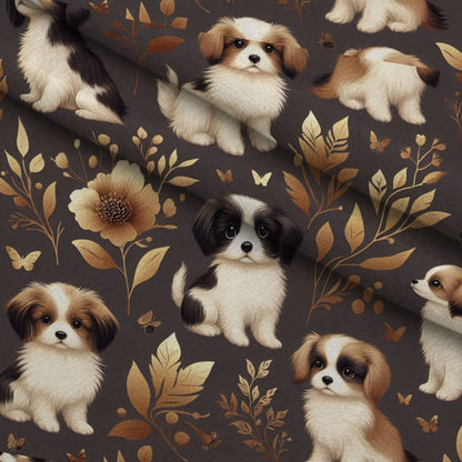 Cubist Canines Pattern 18 Minky Fabric
