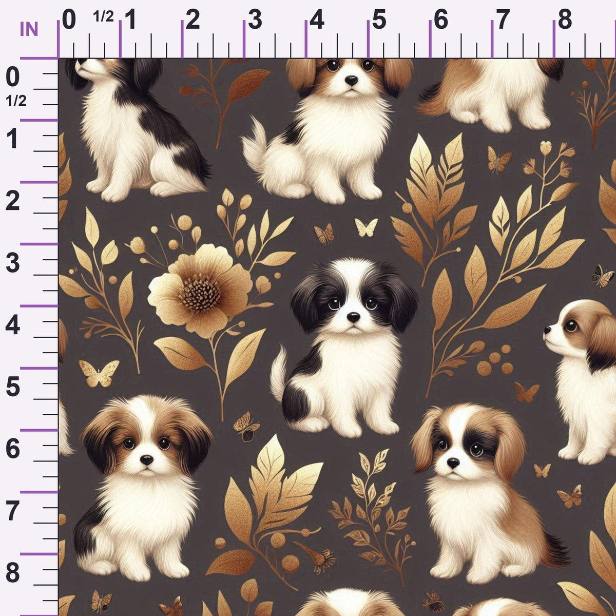 Cubist Canines Pattern 18 Minky Fabric