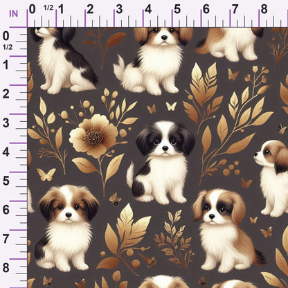 Cubist Canines Pattern 18 Minky Fabric