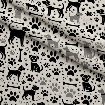 Cubist Canines Pattern 20 Minky Fabric