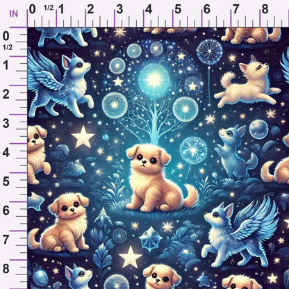 Cubist Canines Pattern 21 Minky Fabric