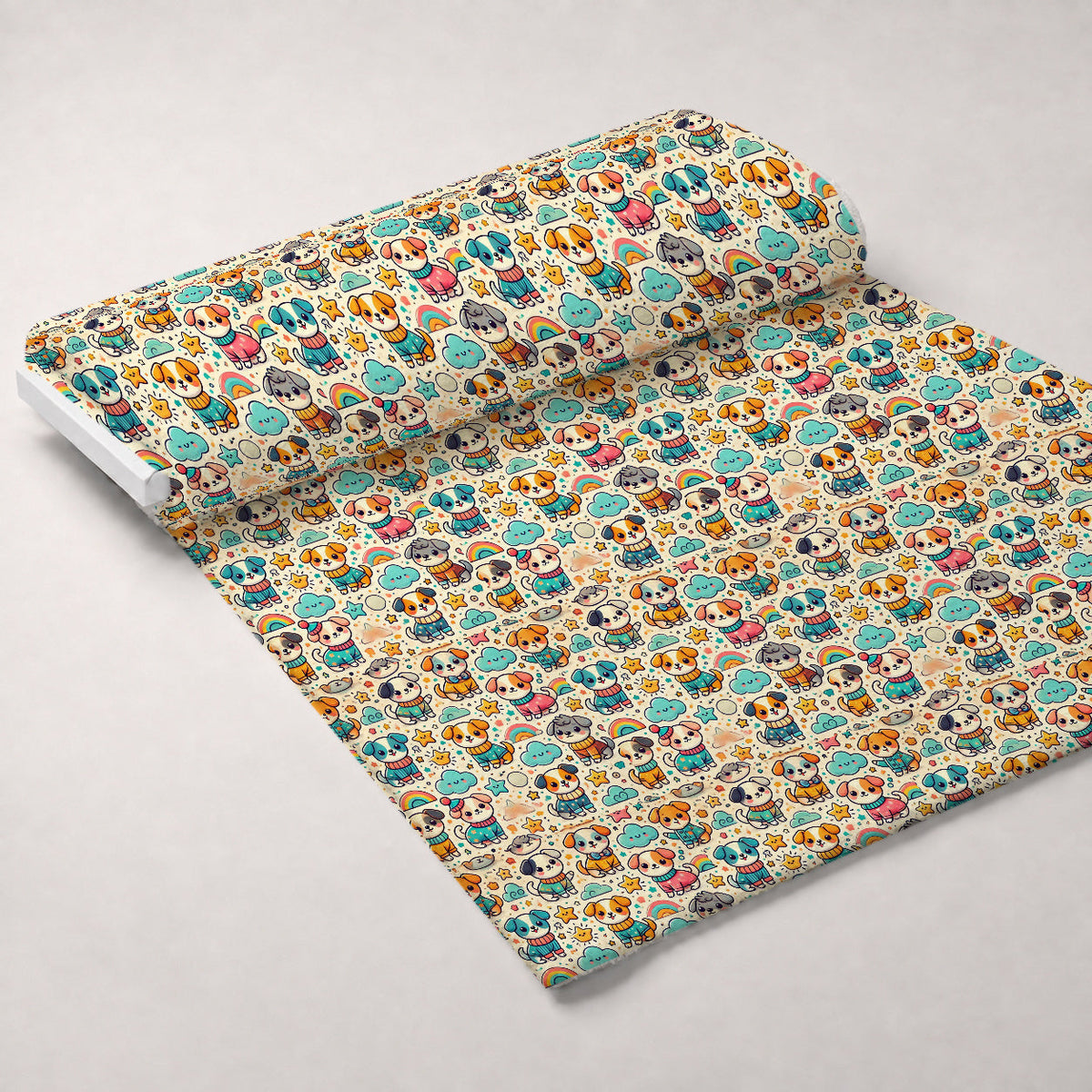 Cubist Canines Pattern 22 Minky Fabric