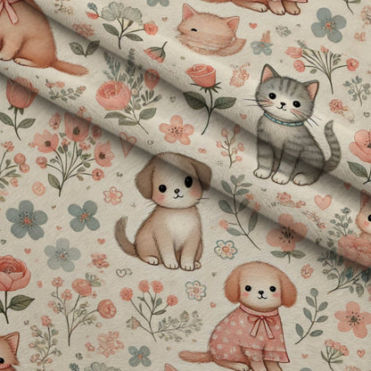 Cubist Canines Pattern 25 Minky Fabric