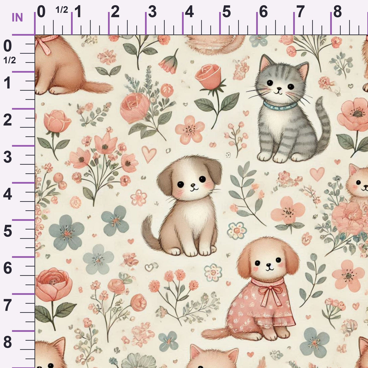 Cubist Canines Pattern 25 Minky Fabric