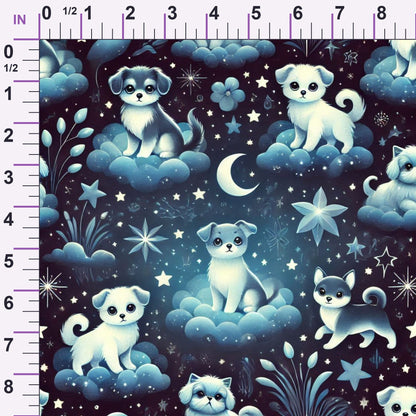Cubist Canines Pattern 28 Minky Fabric