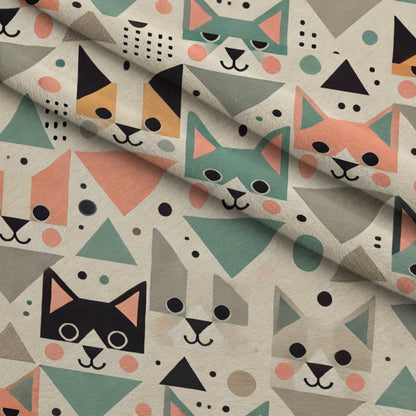 Cubist Canines Pattern 31 Minky Fabric