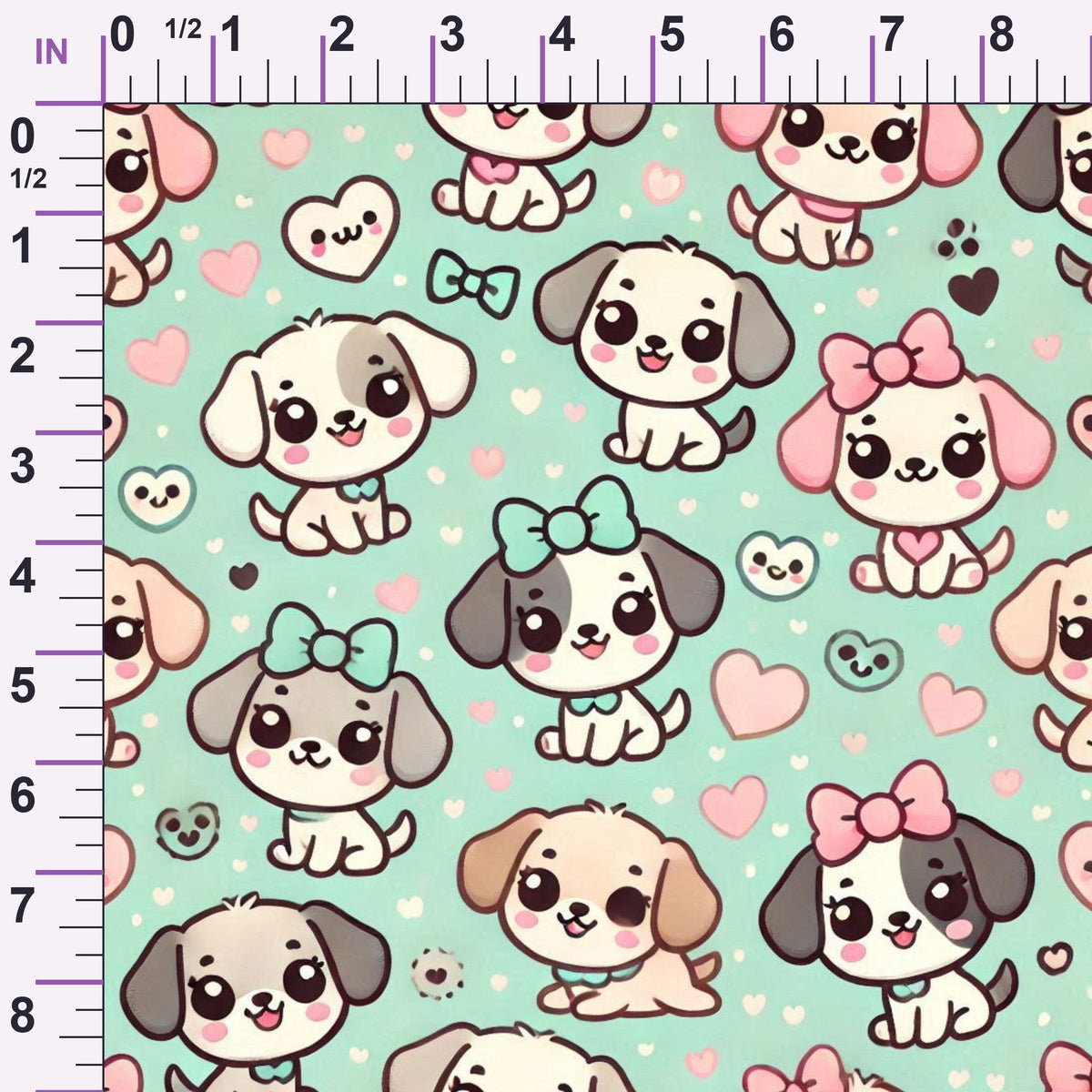 Cubist Canines Pattern 33 Minky Fabric