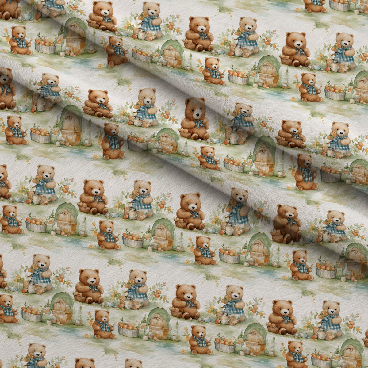 Cuddly Cubs Pattern 1 Minky Fabric