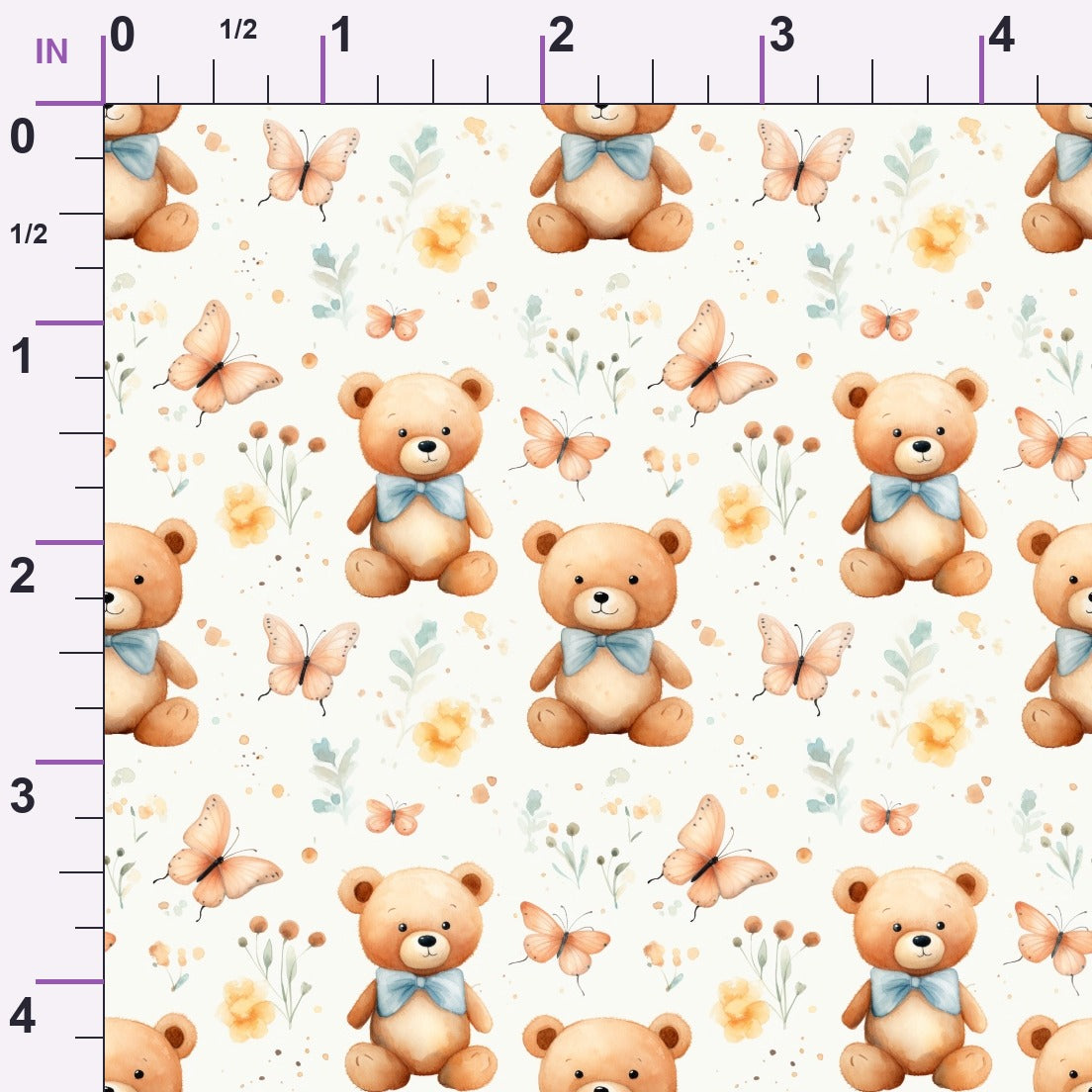 Cuddly Cubs Pattern 4 Minky Fabric