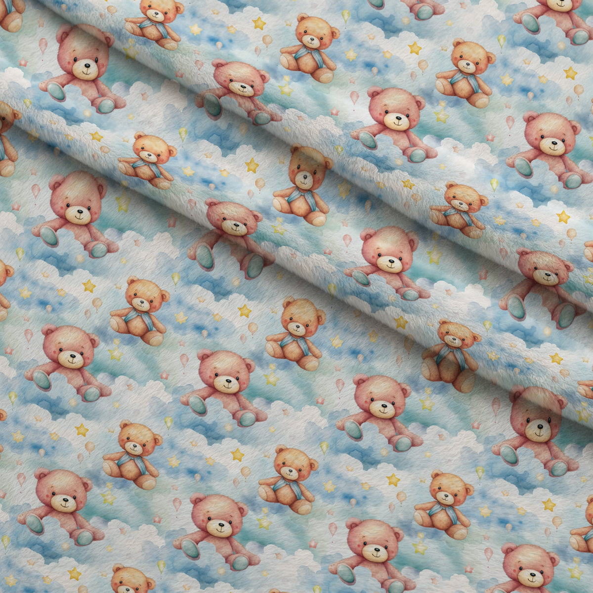 Cuddly Cubs Pattern 6 Minky Fabric