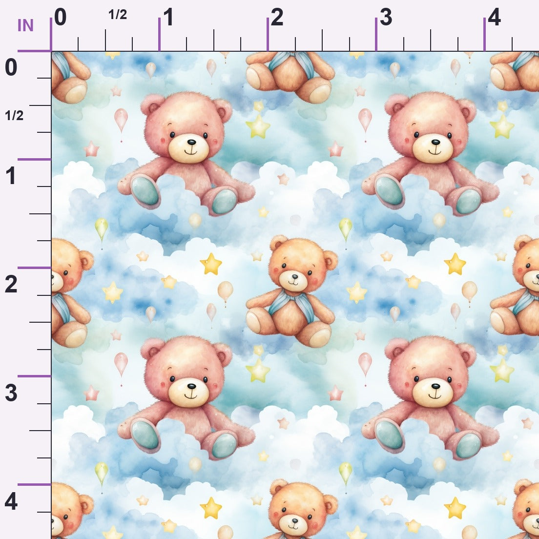 Cuddly Cubs Pattern 6 Minky Fabric