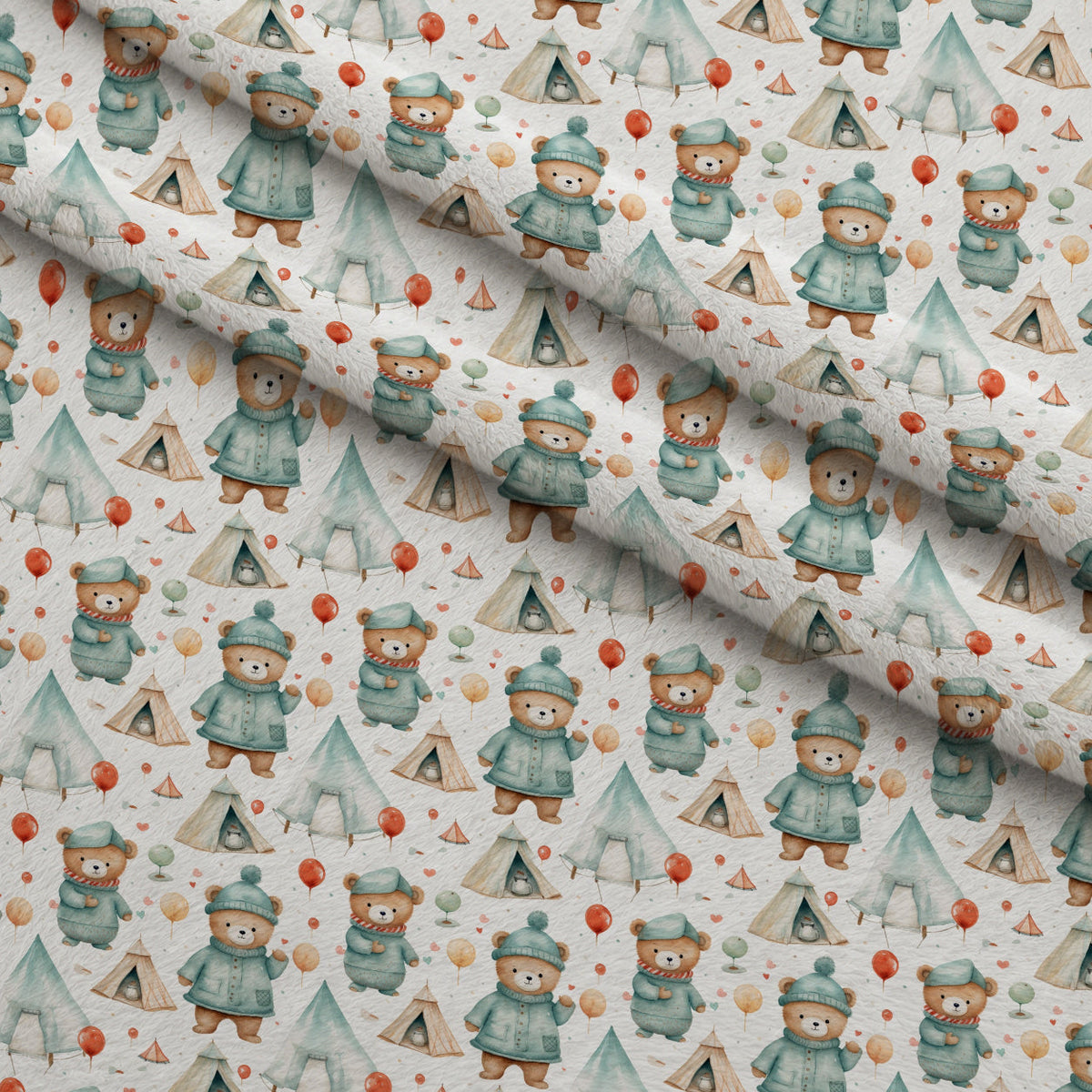 Cuddly Cubs Pattern 7 Minky Fabric