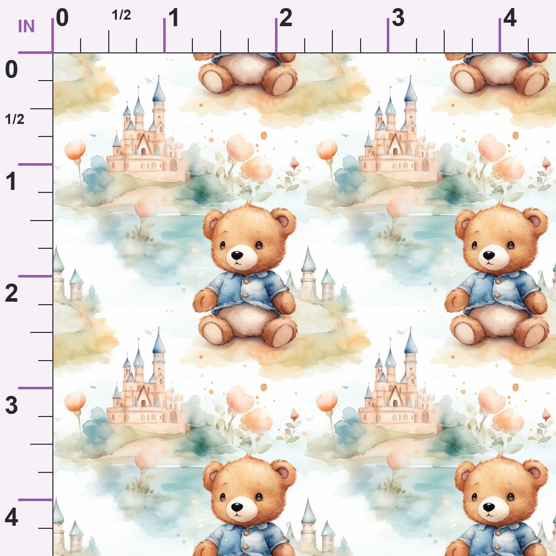Cuddly Cubs Pattern 9 Minky Fabric