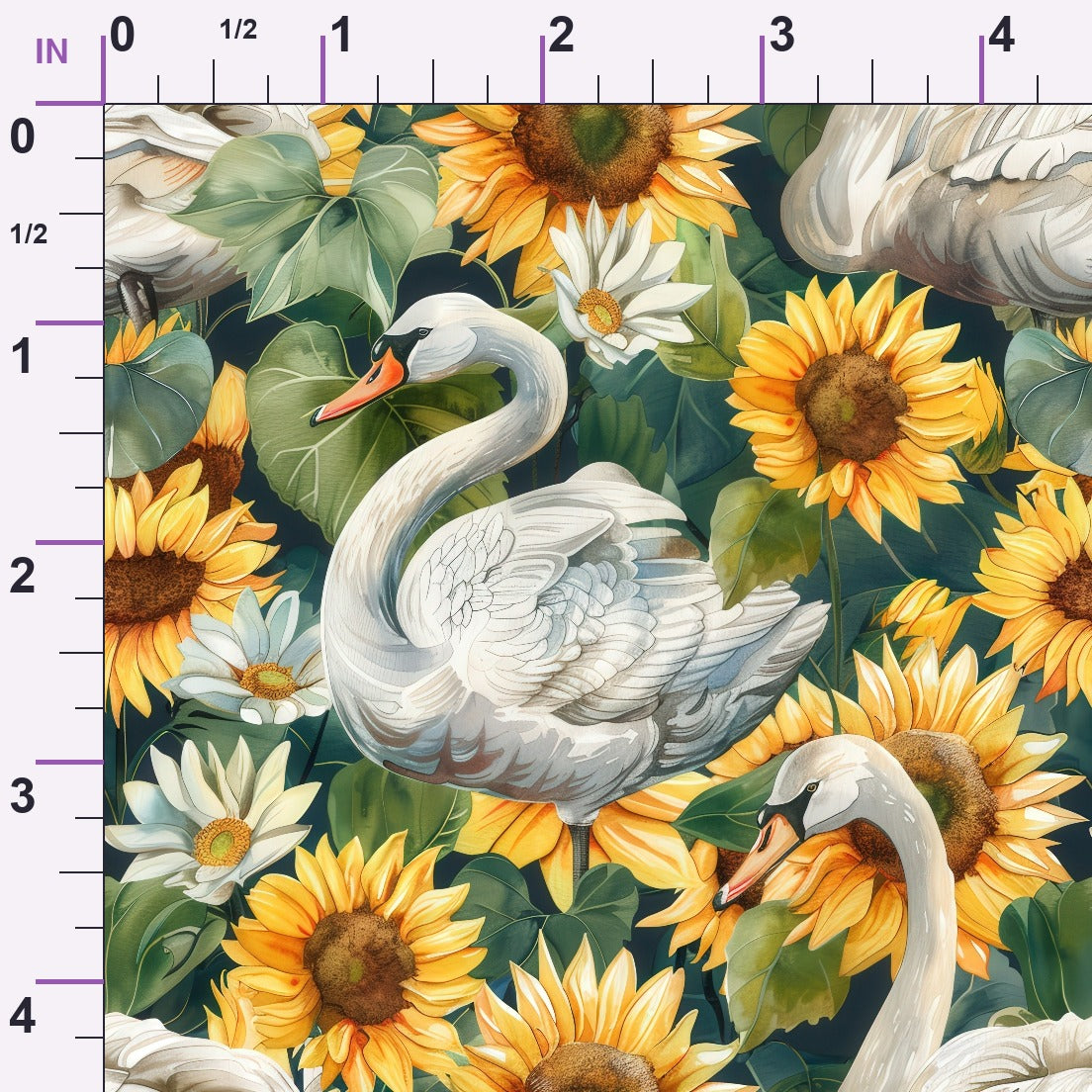 Cygnet Blooms Pattern 10 Minky Fabric