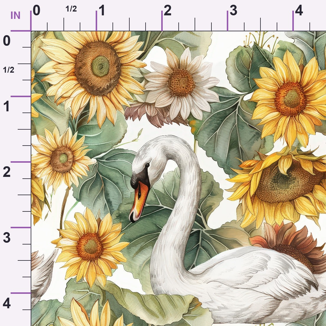 Cygnet Blooms Pattern 11 Minky Fabric