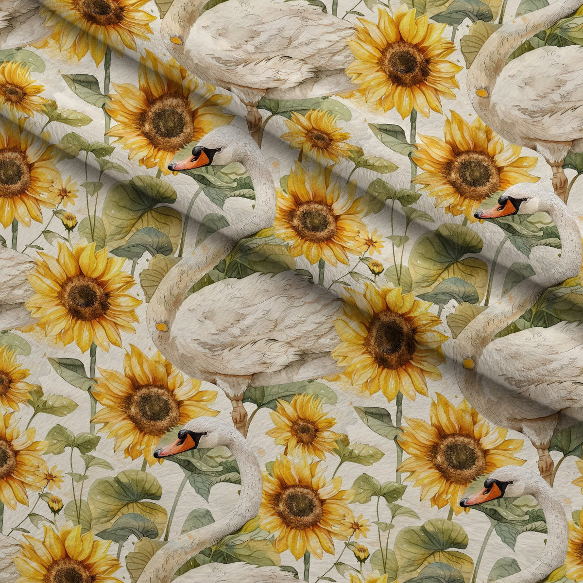 Cygnet Blooms Pattern 4 Minky Fabric