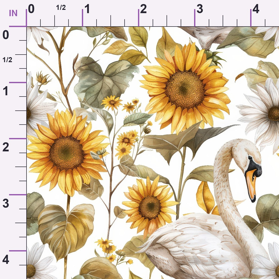 Cygnet Blooms Pattern 6 Minky Fabric