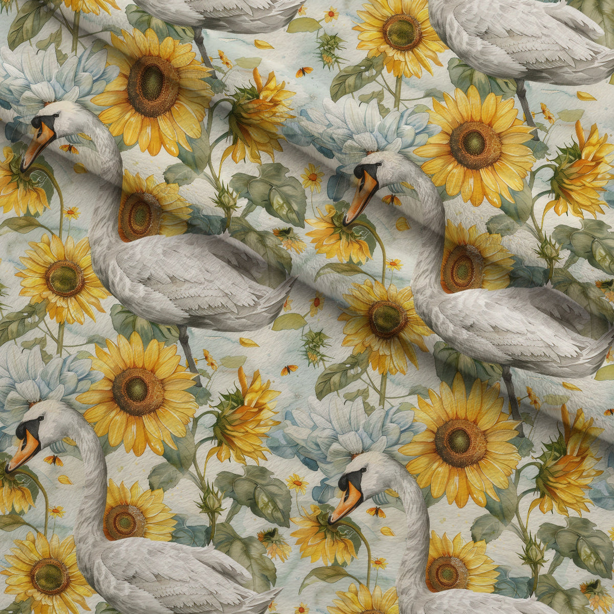 Cygnet Blooms Pattern 8 Minky Fabric