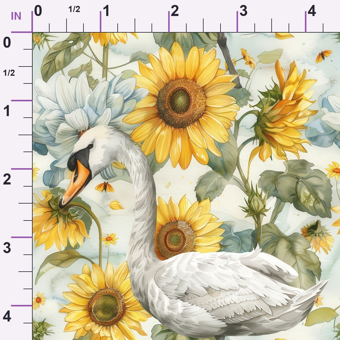 Cygnet Blooms Pattern 8 Minky Fabric