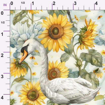 Cygnet Blooms Pattern 8 Minky Fabric