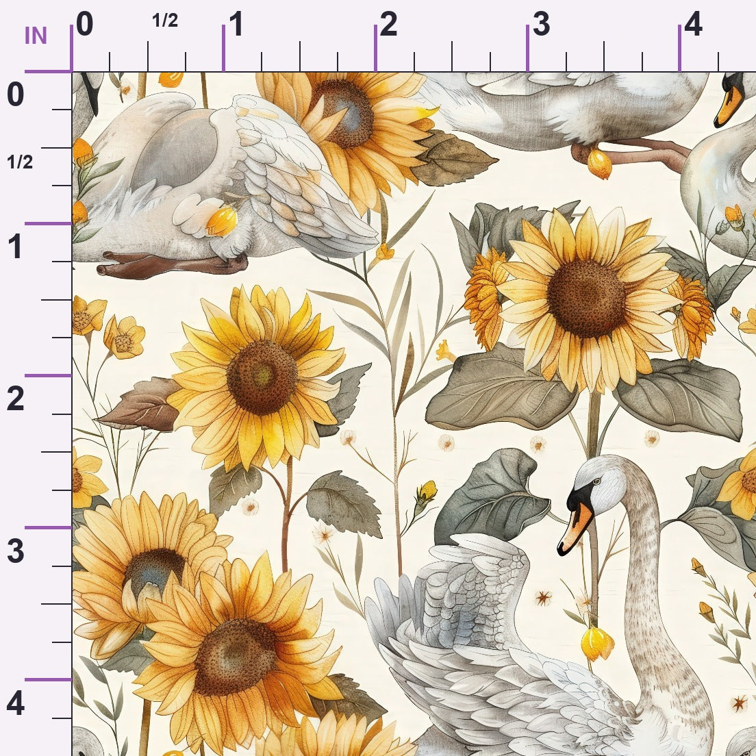 Cygnet Blooms Pattern 9 Minky Fabric