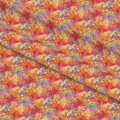 Autumn Swirls Pattern 9 Quilting Cotton Fabric