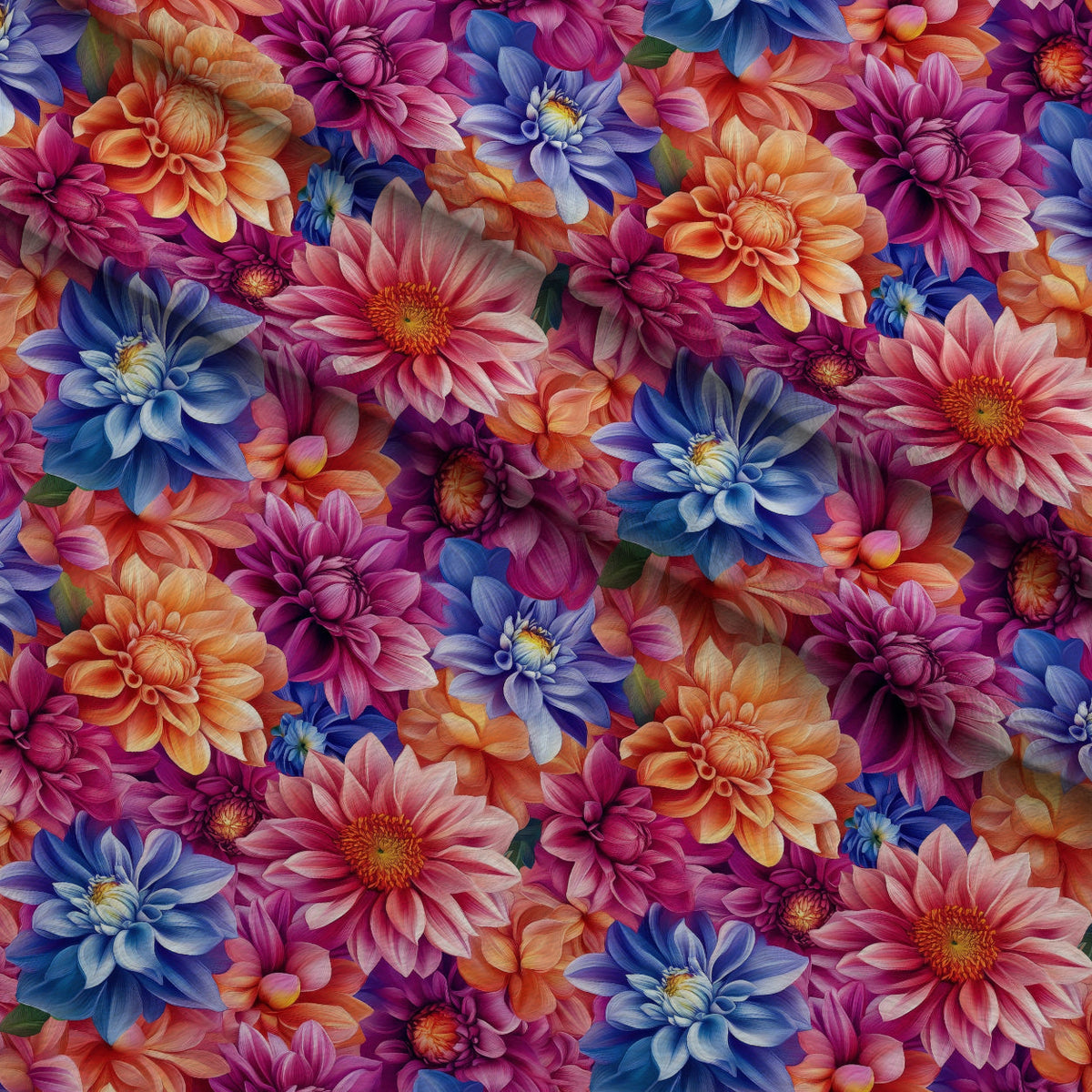 Dahlia Dreams Pattern 5 Minky Fabric