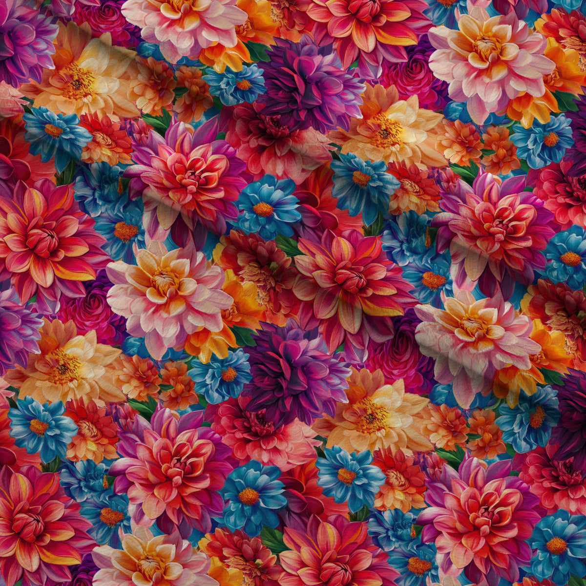 Dahlia Dreams Pattern 7 Minky Fabric