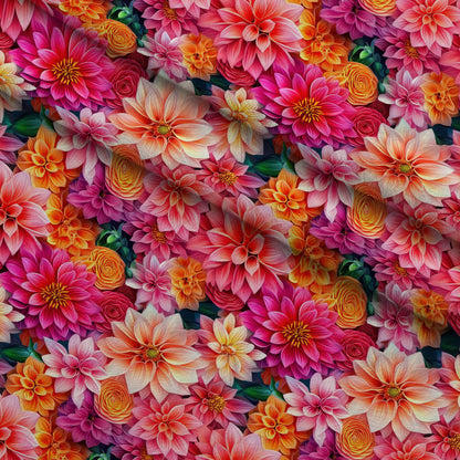 Dahlia Dreams Pattern 9 Minky Fabric