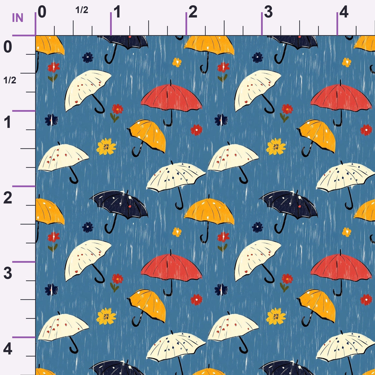 Daisy Drizzle Pattern 1 Minky Fabric