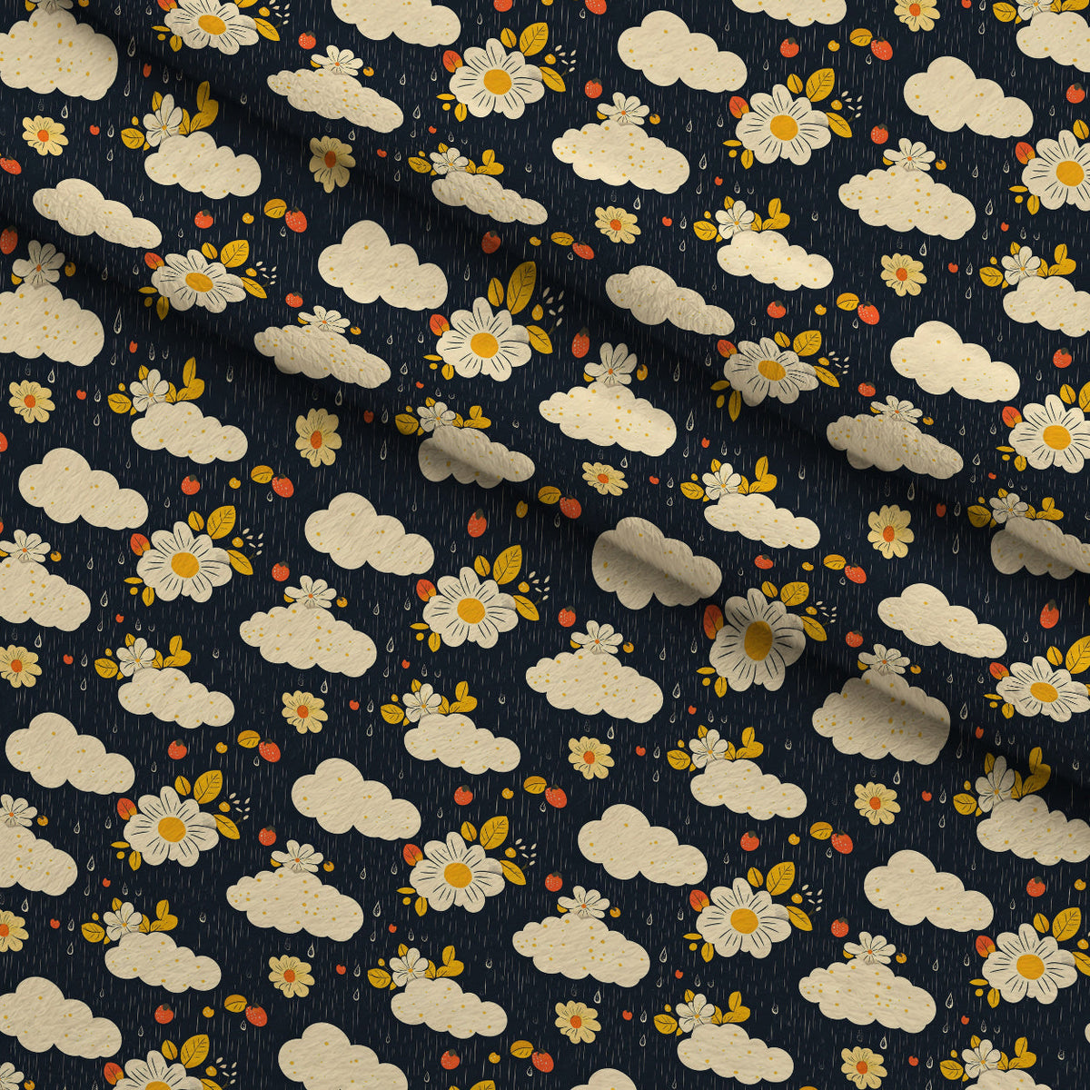 Daisy Drizzle Pattern 2 Minky Fabric