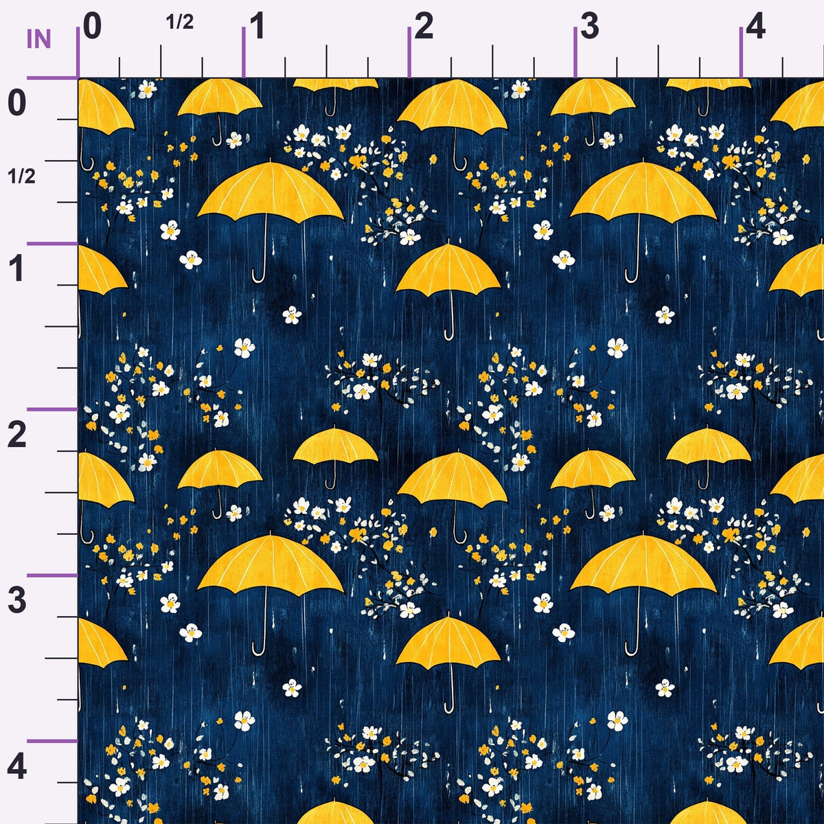 Daisy Drizzle Pattern 4 Minky Fabric