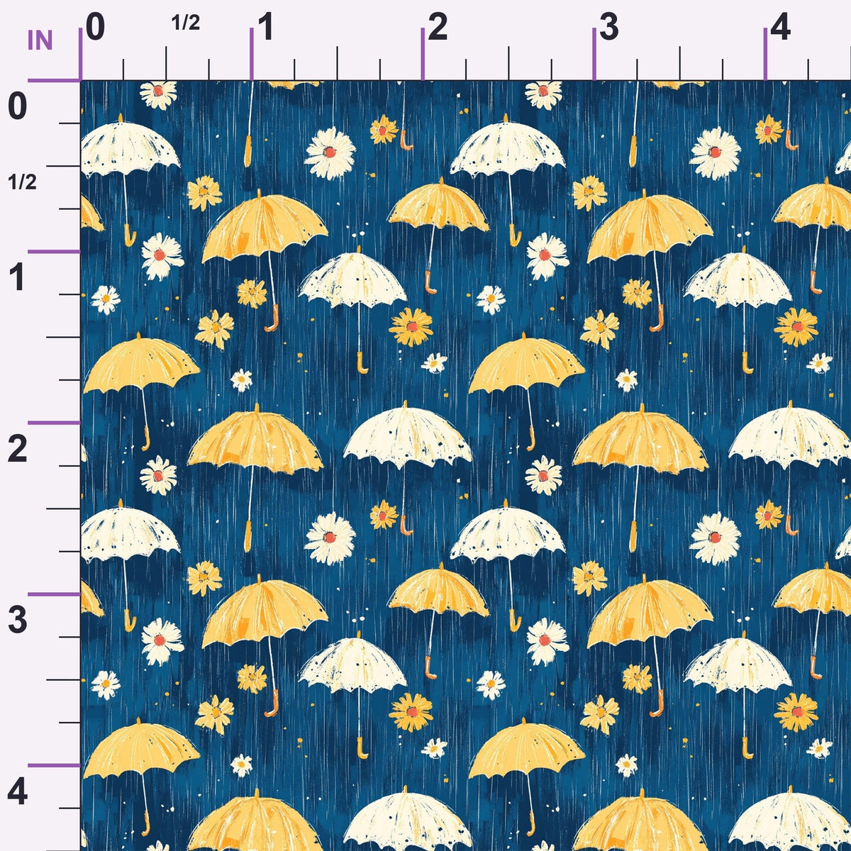 Daisy Drizzle Pattern 5 Minky Fabric