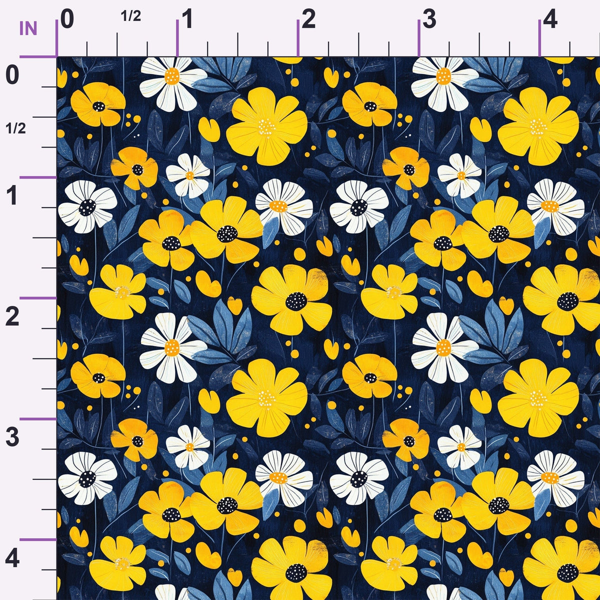 Daisy Drizzle Pattern 6 Minky Fabric