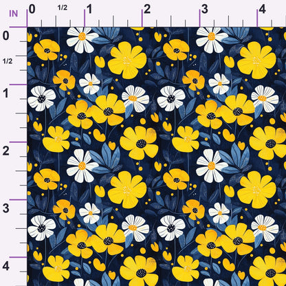 Daisy Drizzle Pattern 6 Minky Fabric