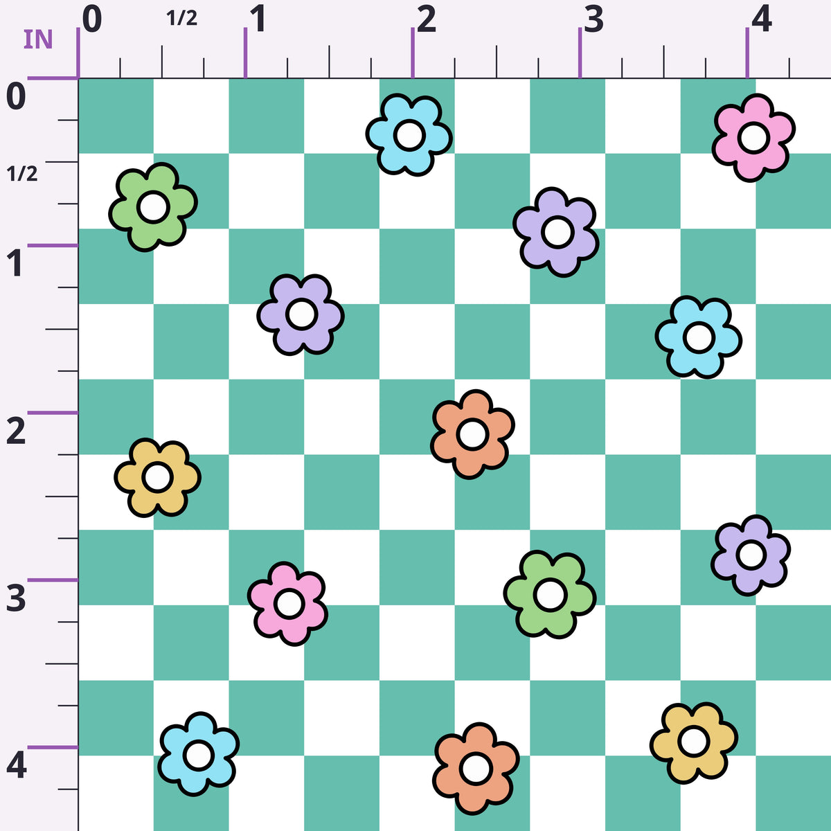 Daisyboard Daydream Pattern 6 Minky Fabric