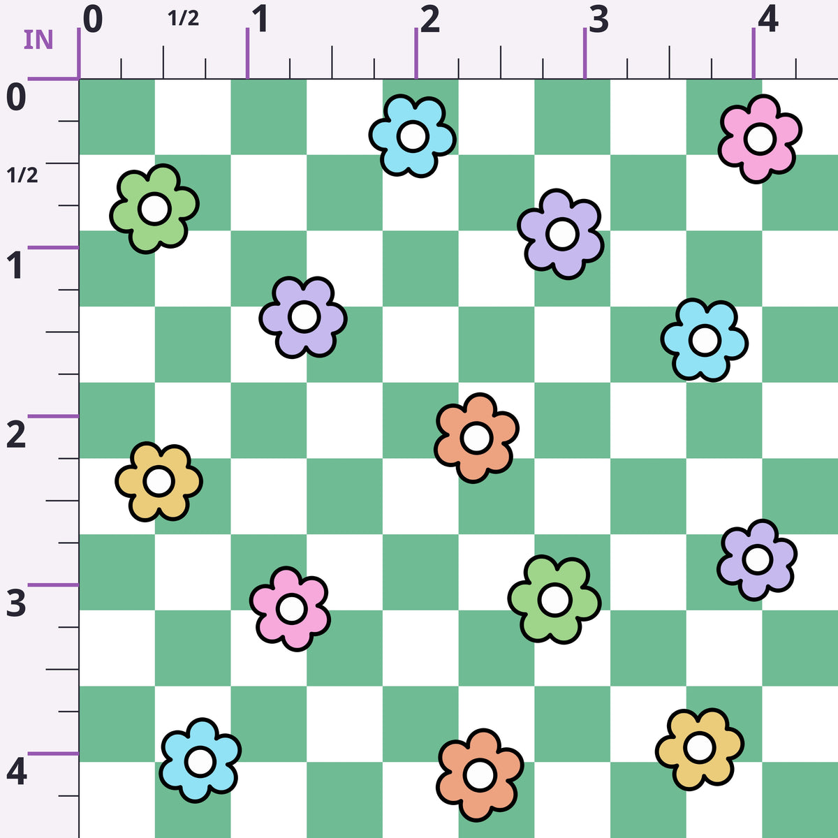 Daisyboard Daydream Pattern 8 Minky Fabric