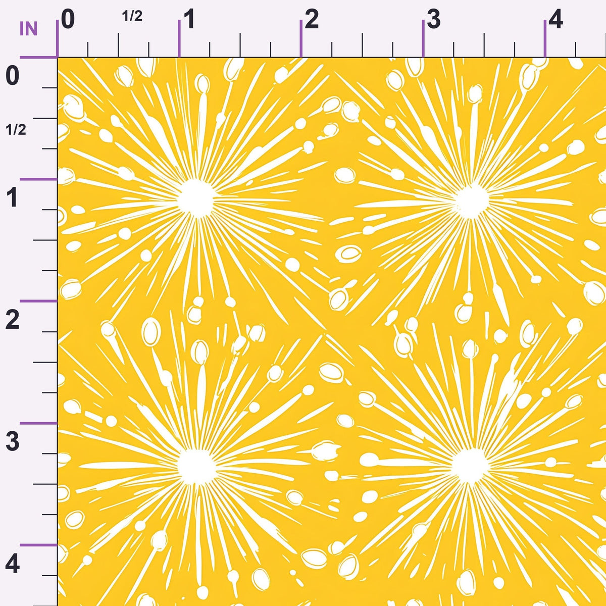 Dandelion Sparklers Pattern 13 Minky Fabric