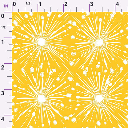 Dandelion Sparklers Pattern 13 Minky Fabric