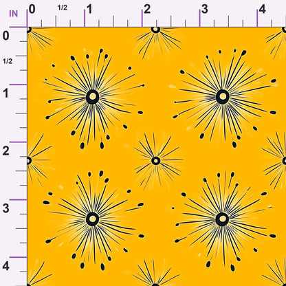 Dandelion Sparklers Pattern 4 Minky Fabric