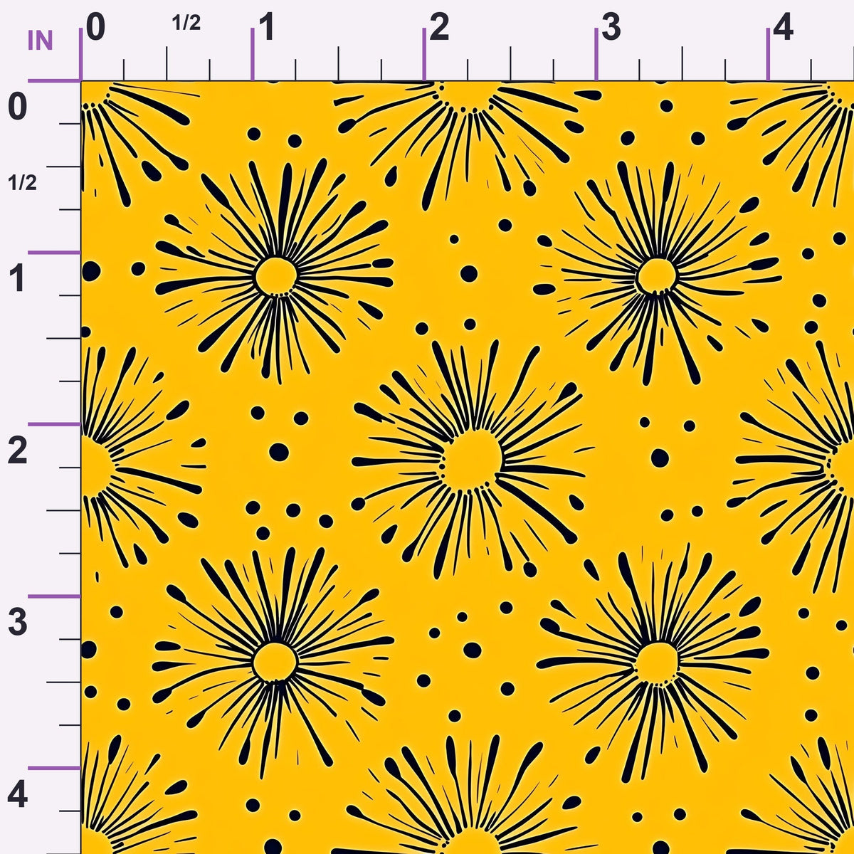 Dandelion Sparklers Pattern 5 Minky Fabric