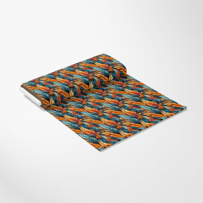 Aztec Feather Pattern 20 Quilting Cotton Fabric