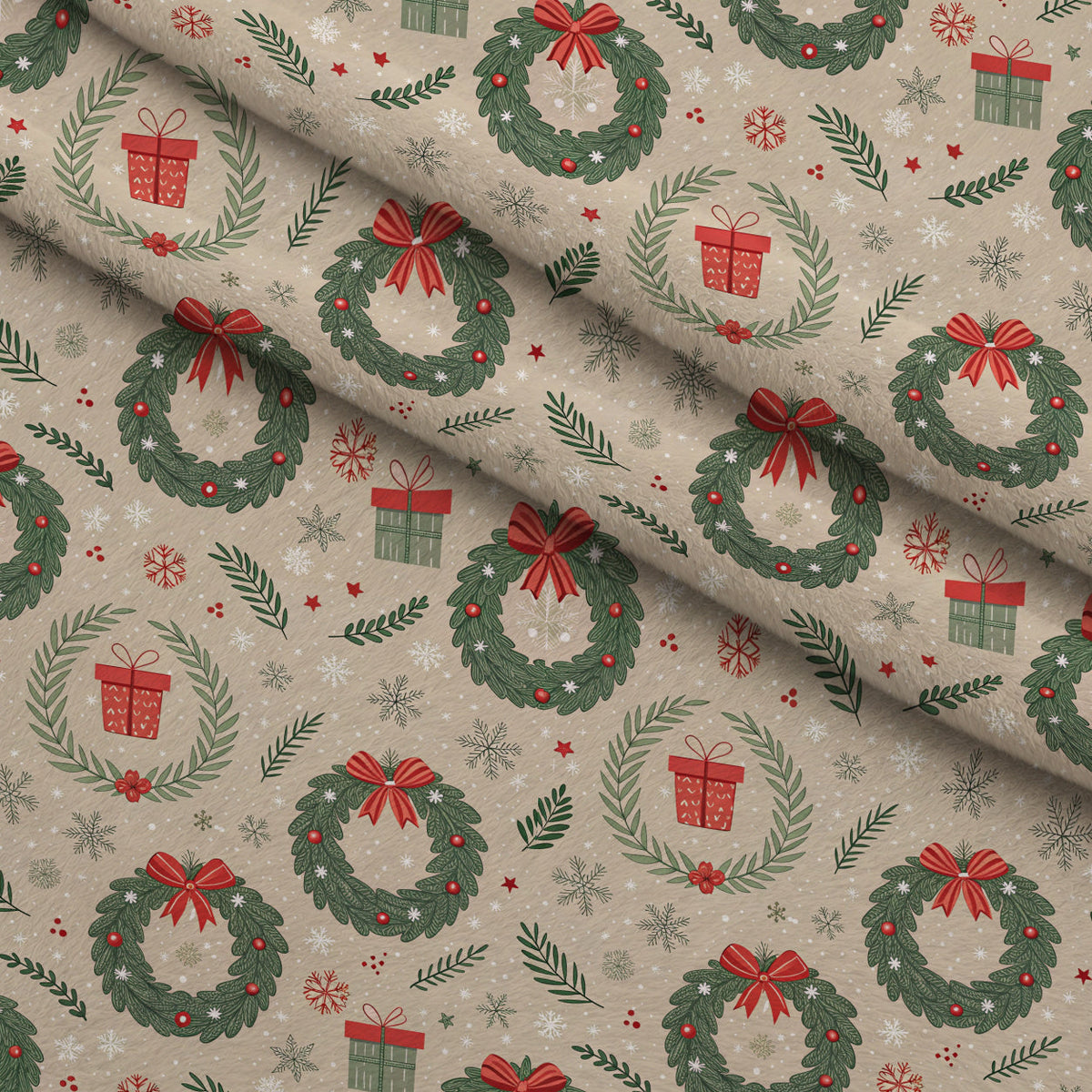 Dear Santa Pattern 28 Minky Fabric