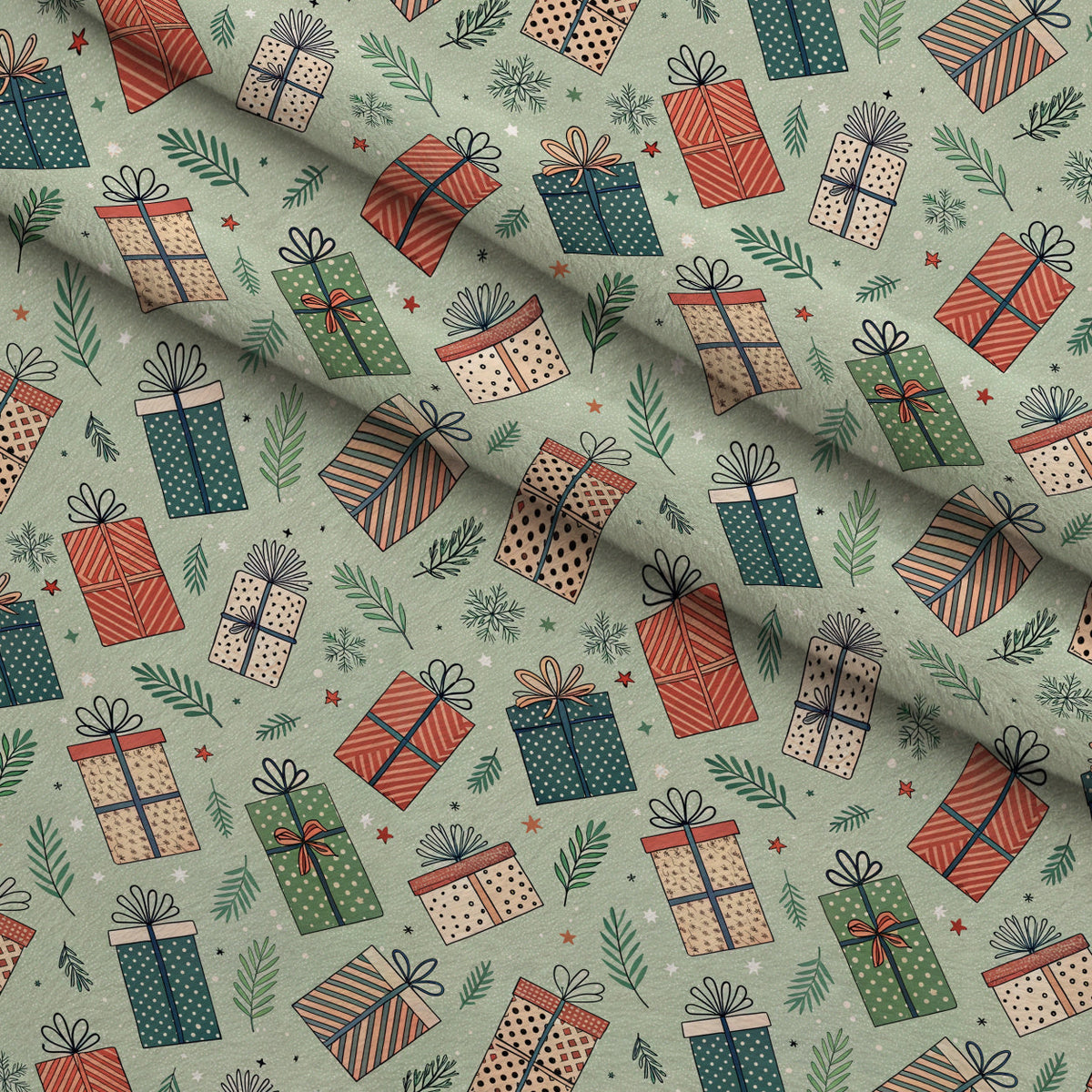 Dear Santa Pattern 5 Minky Fabric