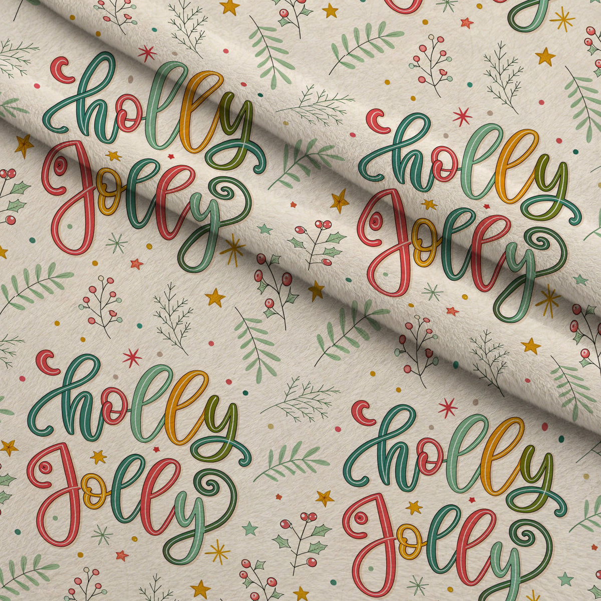 Dear Santa Pattern 7 Minky Fabric