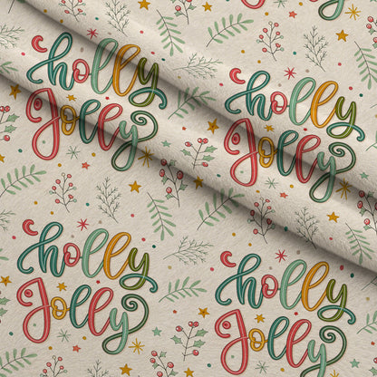 Dear Santa Pattern 7 Minky Fabric