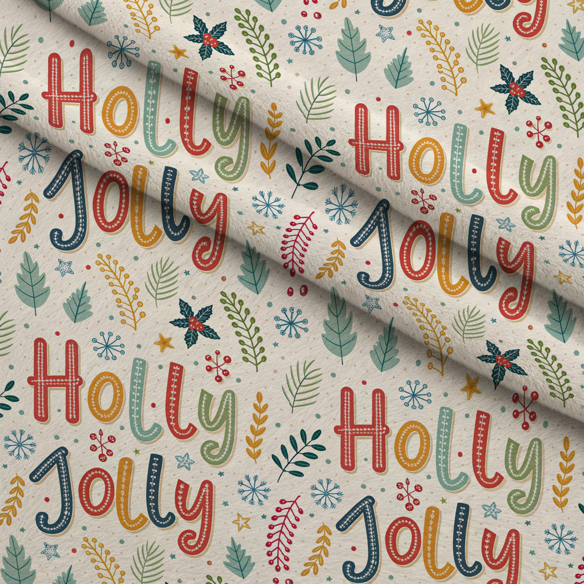 Dear Santa Pattern 8 Minky Fabric