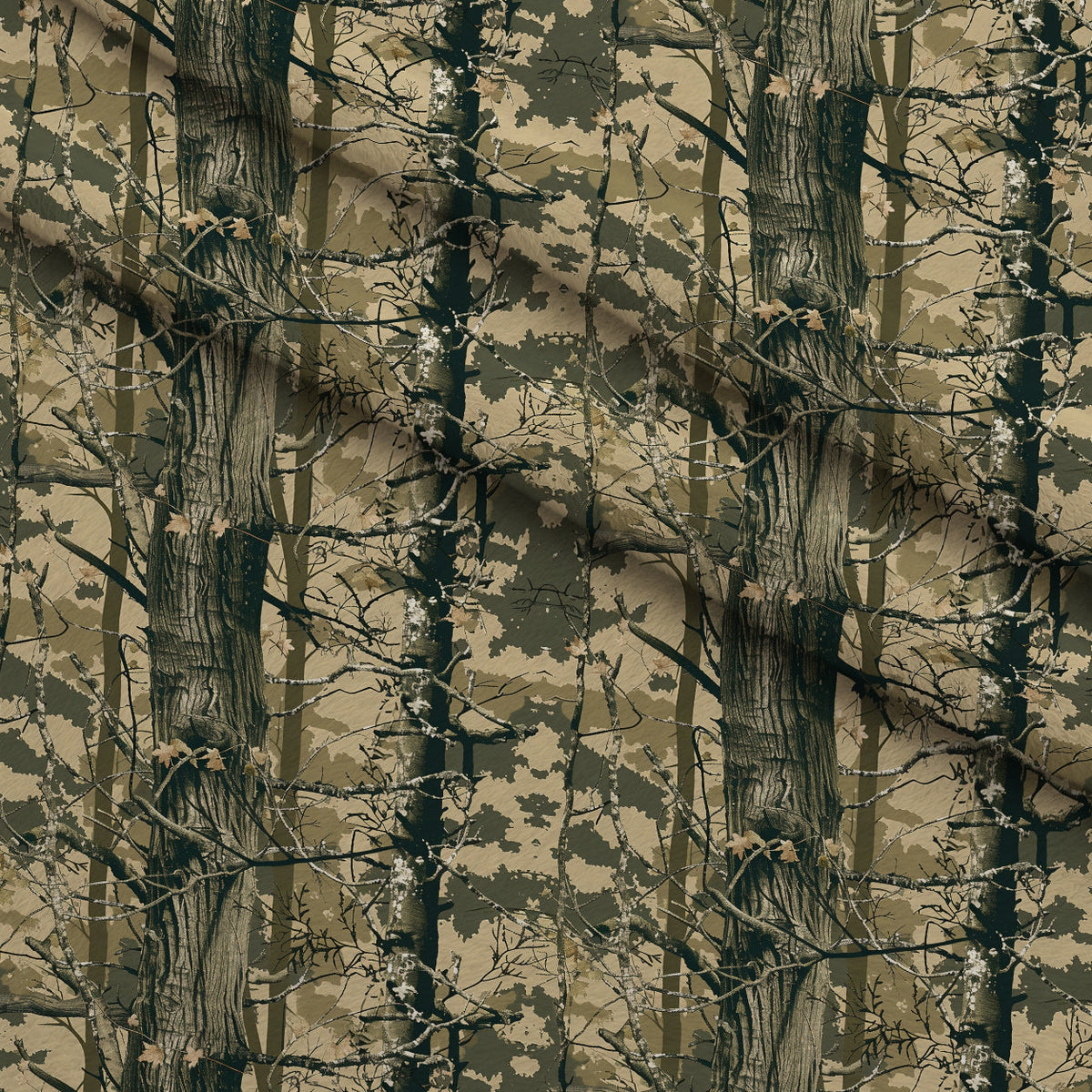Deep Woods Pattern 1 Minky Fabric